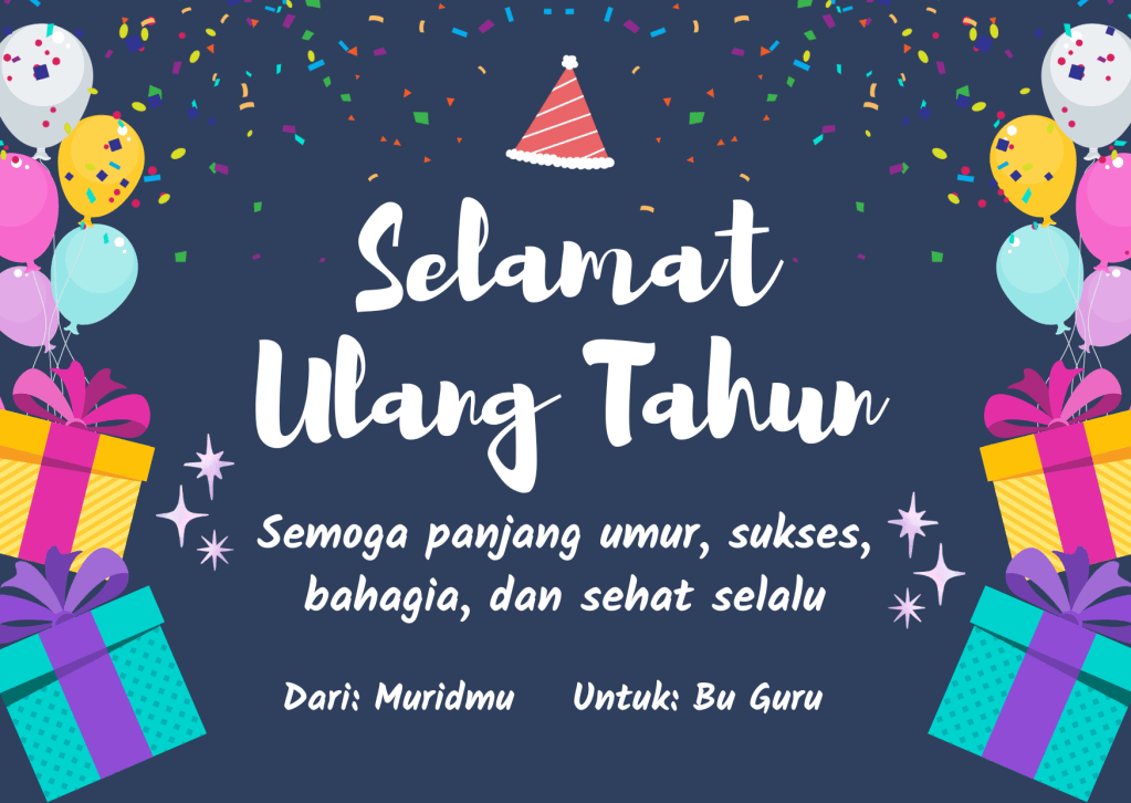 Kado Ulang Tahun untuk Bu&nbsp;Guru